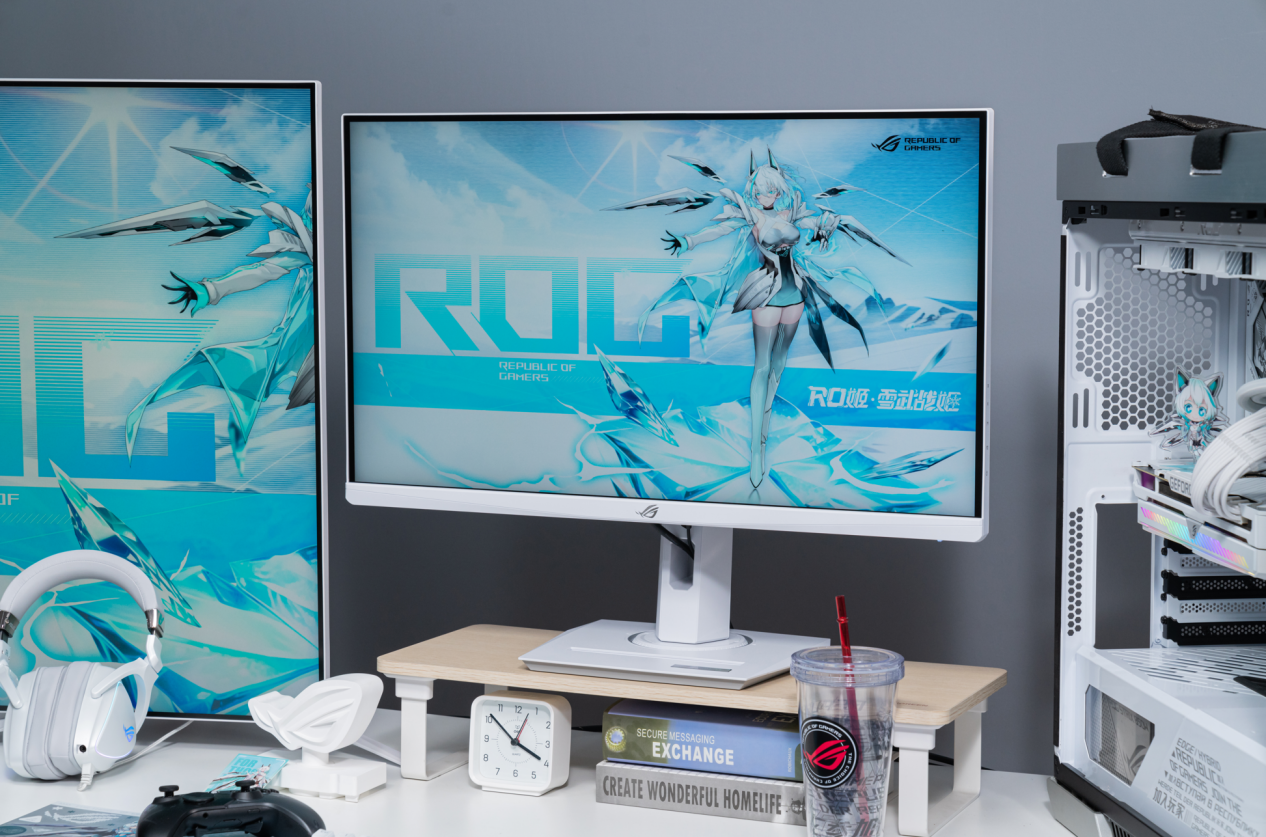 颜值玩家优选！ROG 绝杀27 吹雪 XG27ACG-W电竞显示器测评