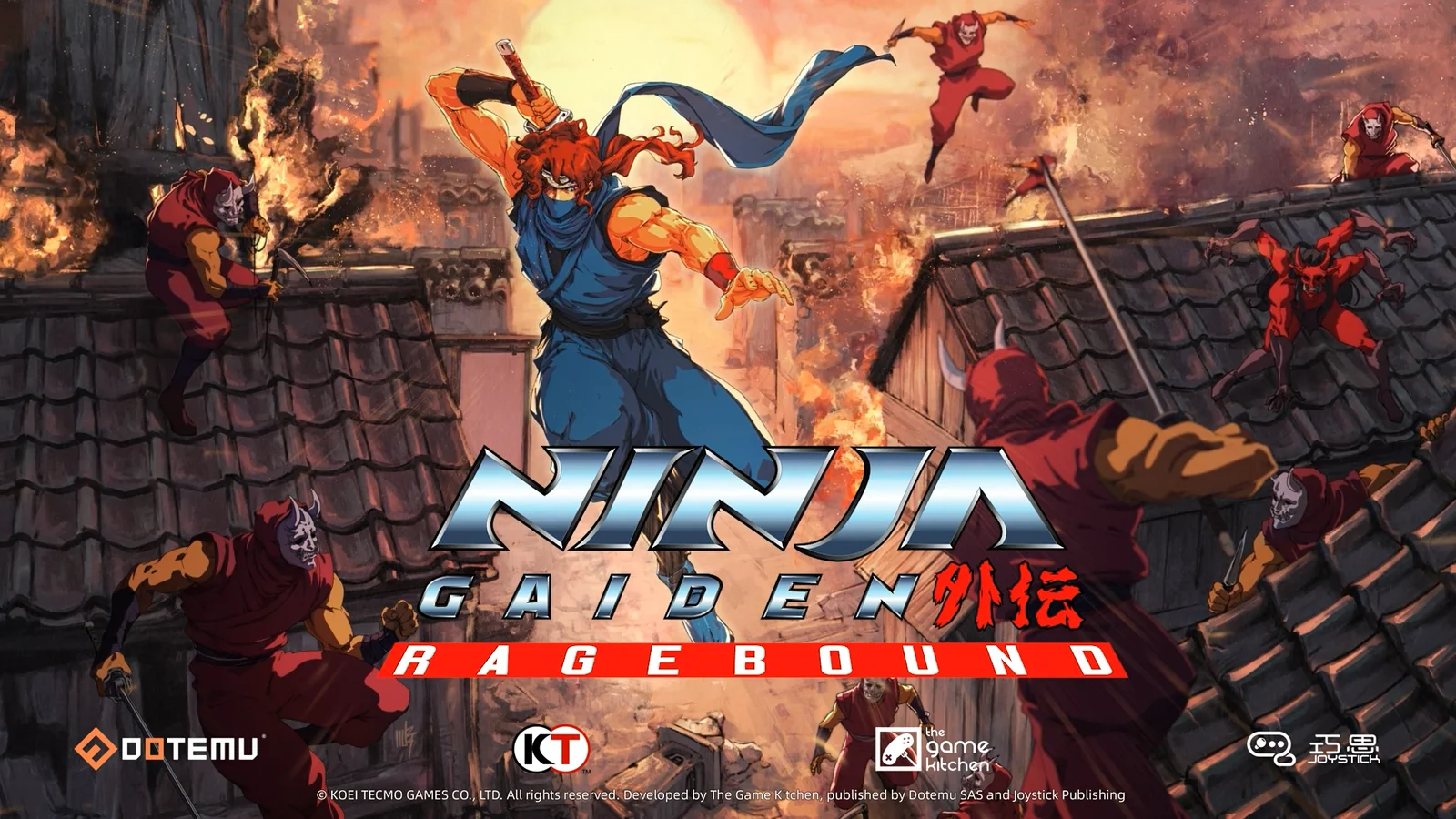 全新原创动作平台游戏《NINJA GAIDEN: Ragebound》公开