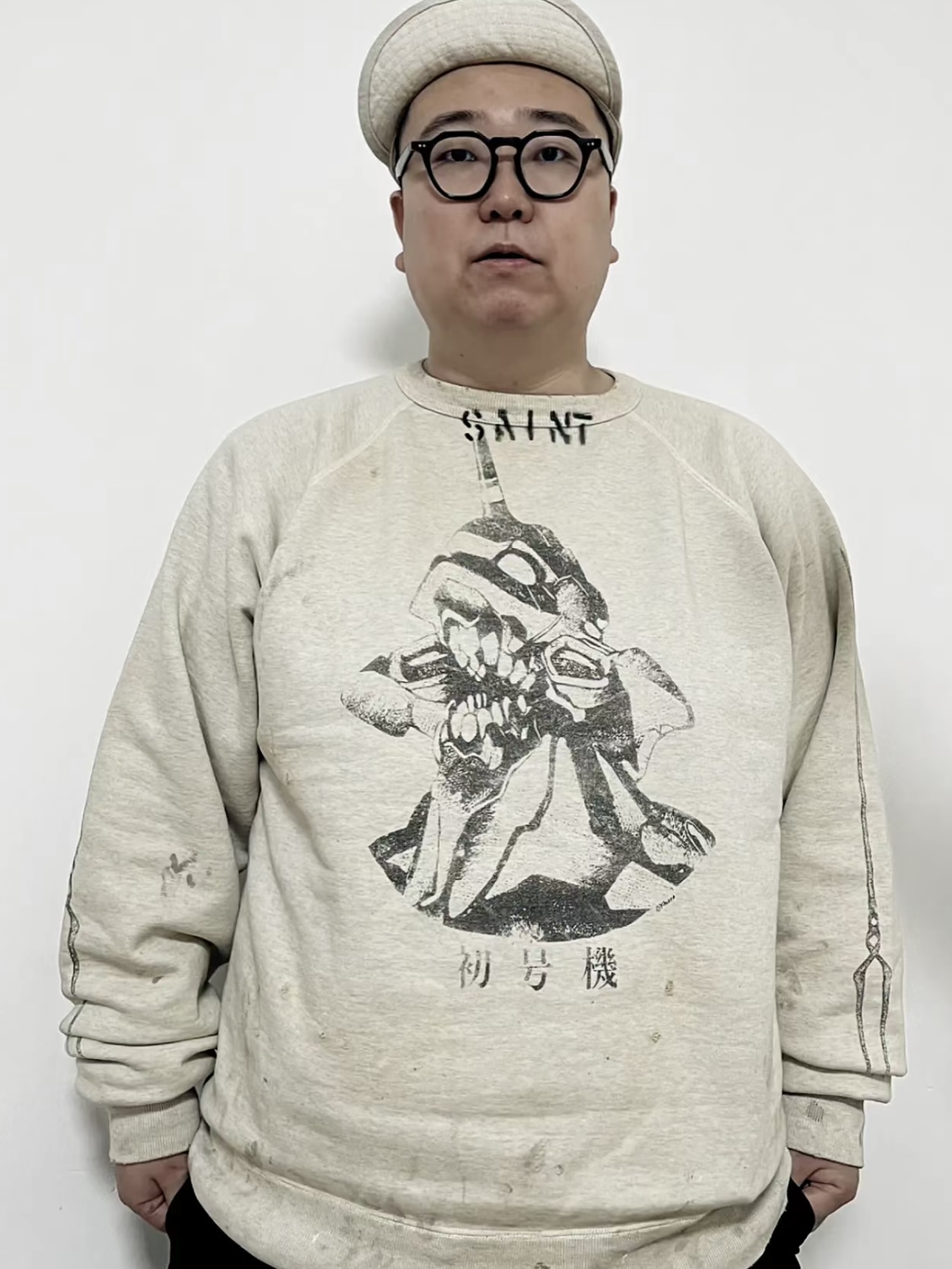 SAINTMxxxxxx CREWNECKSWEAT STAINEDGLASSトップス - www.locadresses.fr