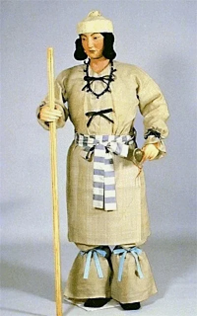 挂甲をつけた武将