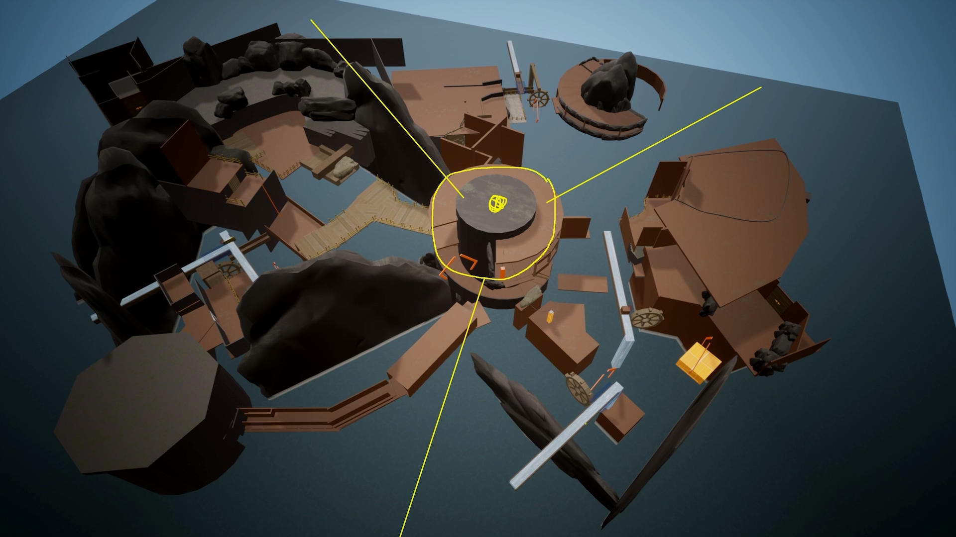 矮人国度苹果核区域空间结构
