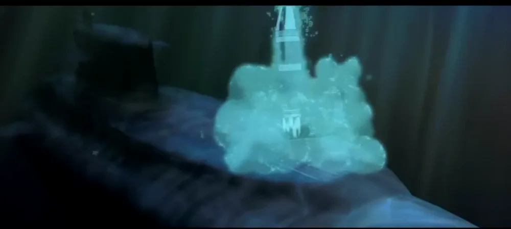 动画中的核潜艇潜射画面很细致