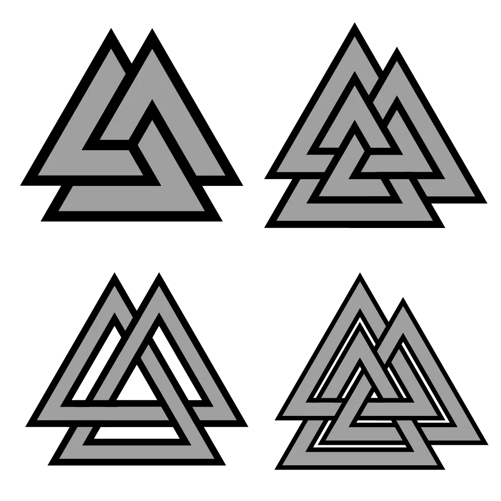 几种不同形状的三角结