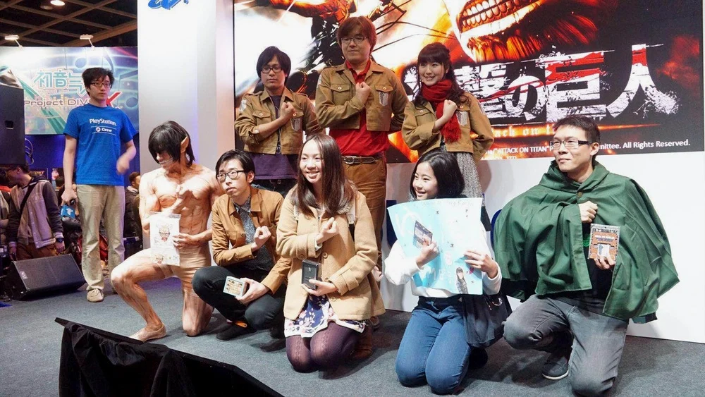 《进击的巨人》PlayStation现场舞台活动照片