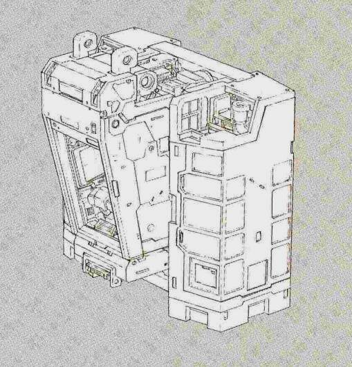 结构复杂的核心战机系统被移除。但是内部结构大体维持了类似RX-78的分段式结构。
