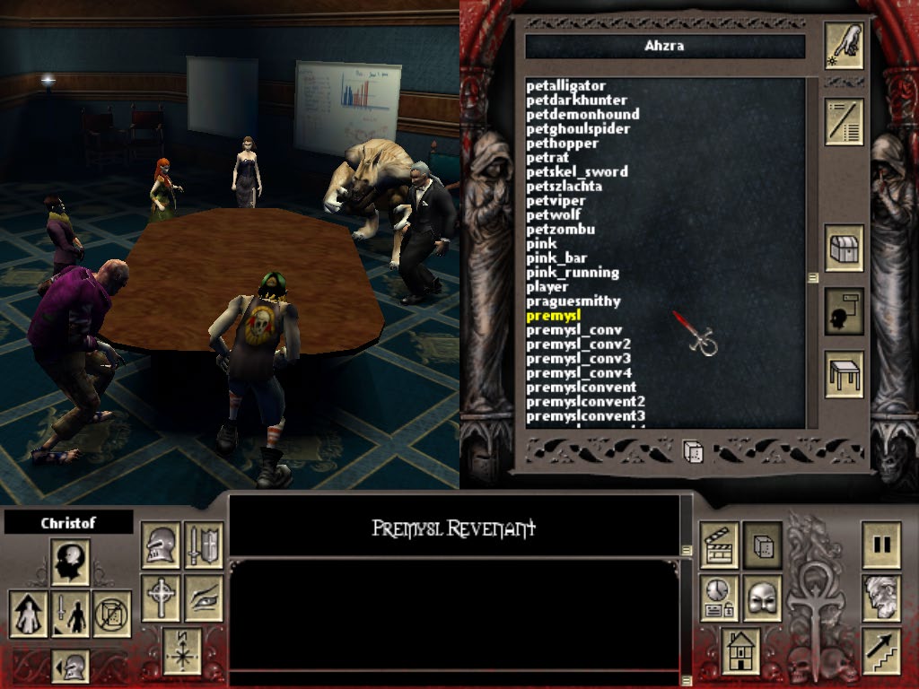 “敘事者模式”（storyteller mode）下，玩家們在一名人類 GM 的主持下開展多人遊戲，致敬往昔桌遊。