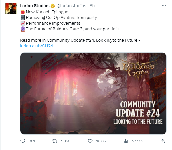 《博德之门3》2号补丁即将推出,卡菈克将有更好的结局 《博德之门3》2号补丁即将推出,卡菈克将有更好的结局