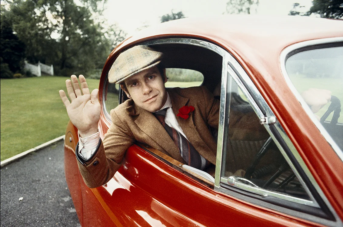 Terry O'Neill 所拍摄的生活中的 Elton John