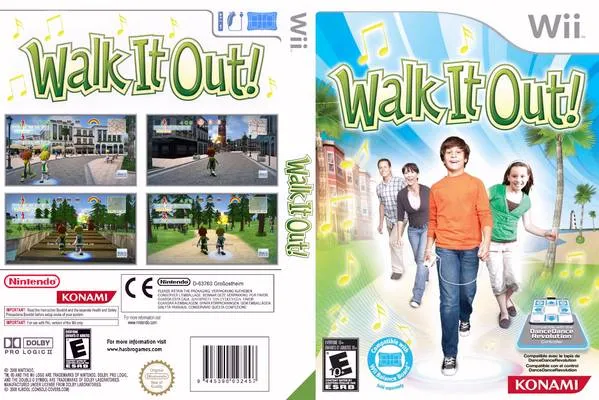 譯註：《散步》是Wii上的節奏健身遊戲，結合了平衡板，讓玩家在按節奏輕鬆漫步的方式下，不用出戶也能享受到戶外散步的樂趣。你走的越多，收穫也就越多。 