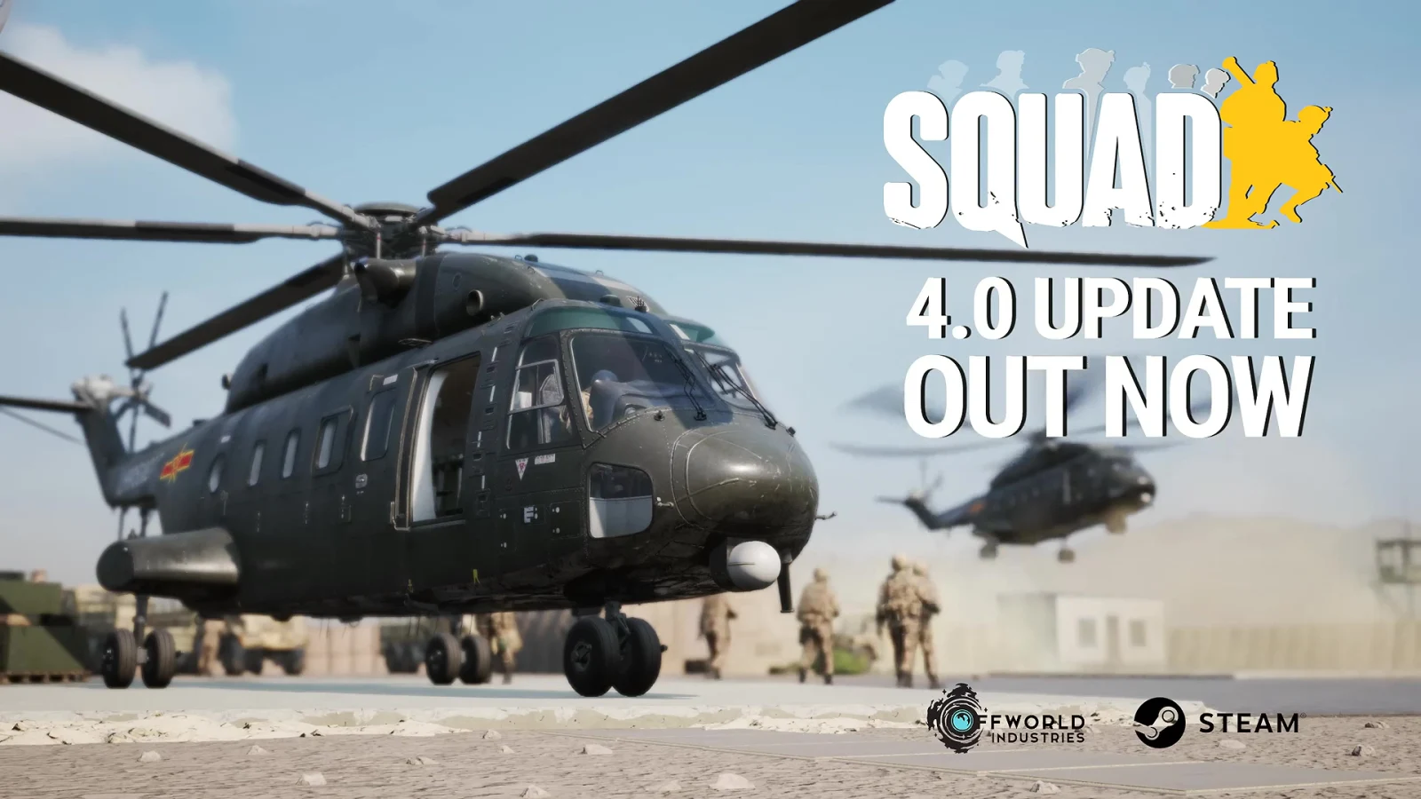 《Squad》4.0版本“红星崛起”现已推出，新预告片公布