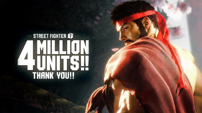 Capcom宣布：《街头霸王6》销量现已突破400万份