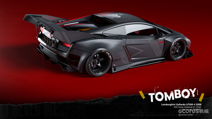 载具改装设计丨兰博基尼盖拉多宽体套件LP566 & “TOMBOY”涂装 载具改装设计丨兰博基尼盖拉多宽体套件LP566 & “TOMBOY”涂装