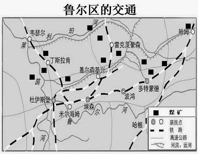 法国政府在和会上拼命地要求莱茵兰地区非武装化甚至附庸化，很大程度上就是边上这个鲁尔区的影响——只要法国控制着莱茵兰，德国人的工业命脉就在法国的炮口之下，法国也就再也不用拿人命填战壕了。