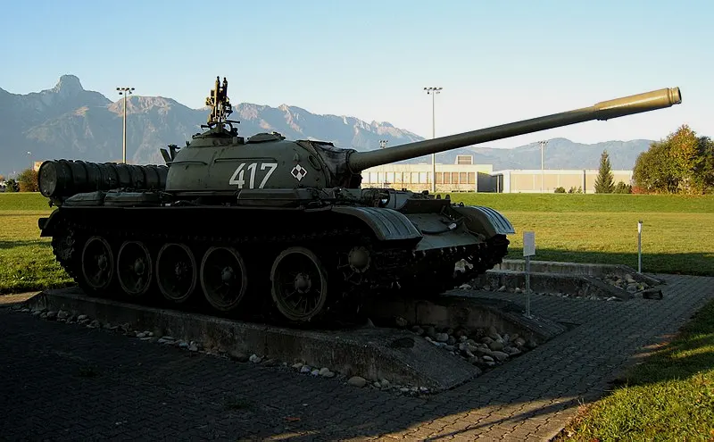 瑞士博物馆收藏的T-54