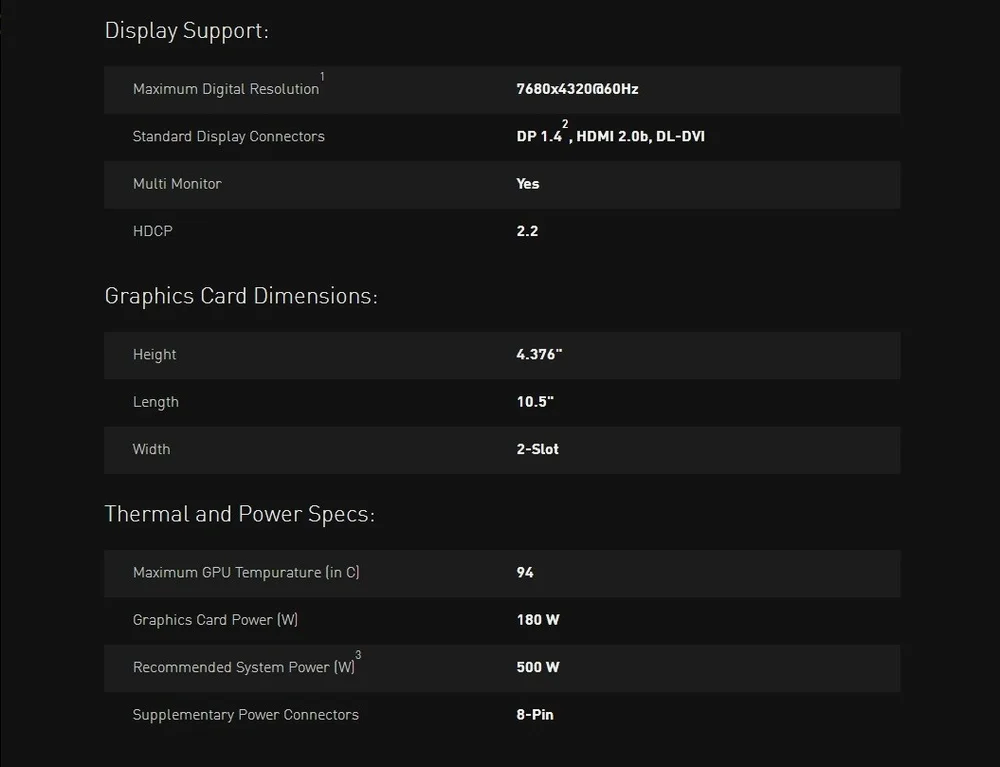 GTX 1080各项参数（3）