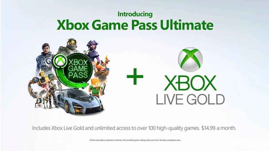 金会员+XGP，“Xbox Game Pass Ultimate”正式公布