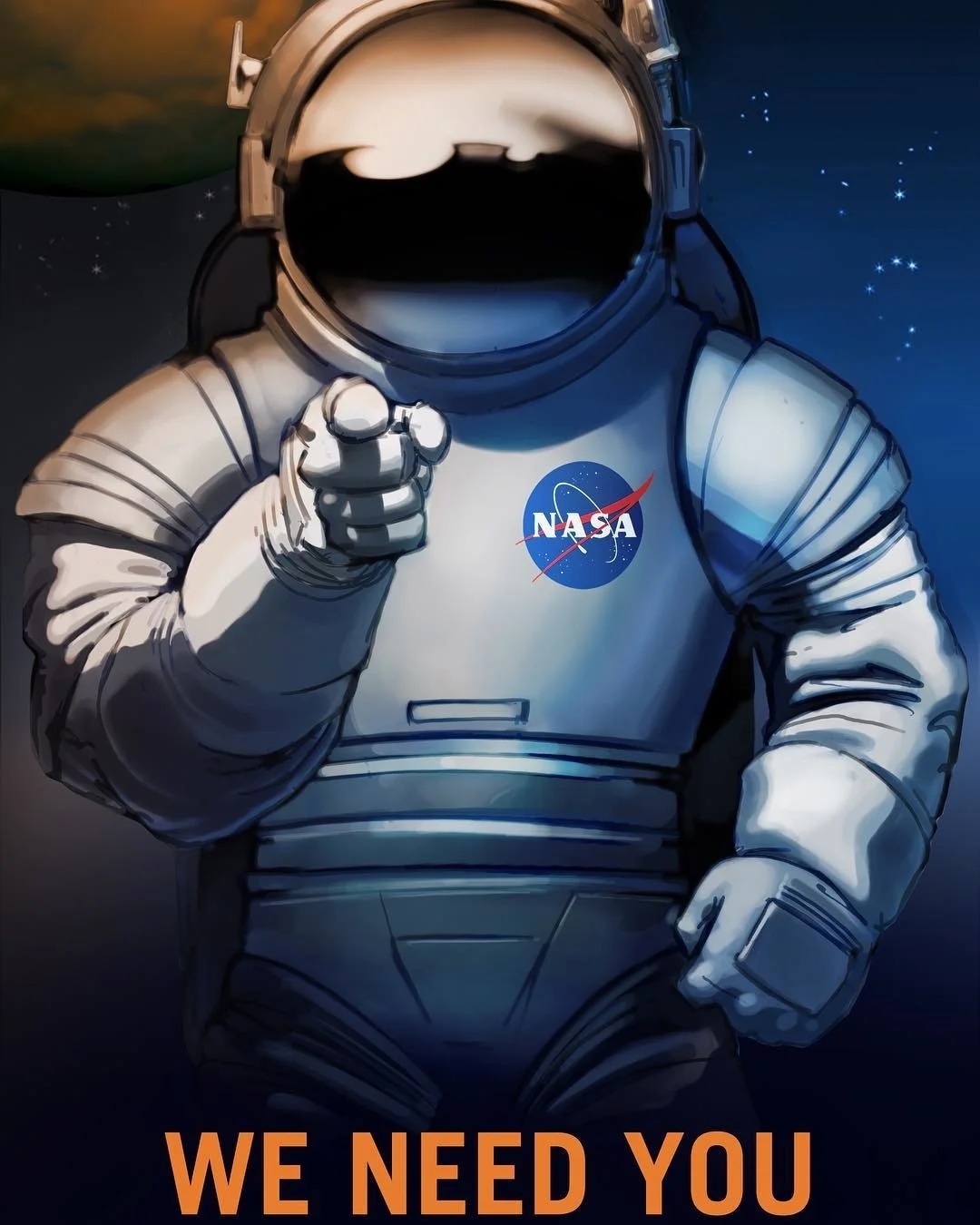 “少年快和我们签订契约，加入NASA吧！” 