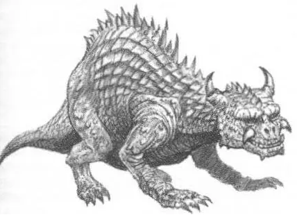 格罗克斯兽，一种大型爬行动物，也是帝国最常见的一种家畜