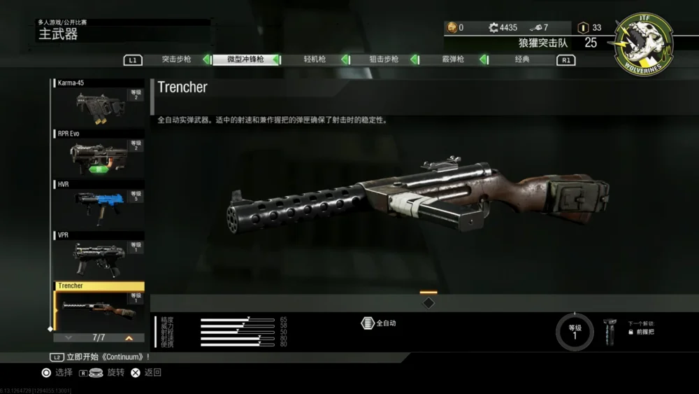 冲锋枪Trencher