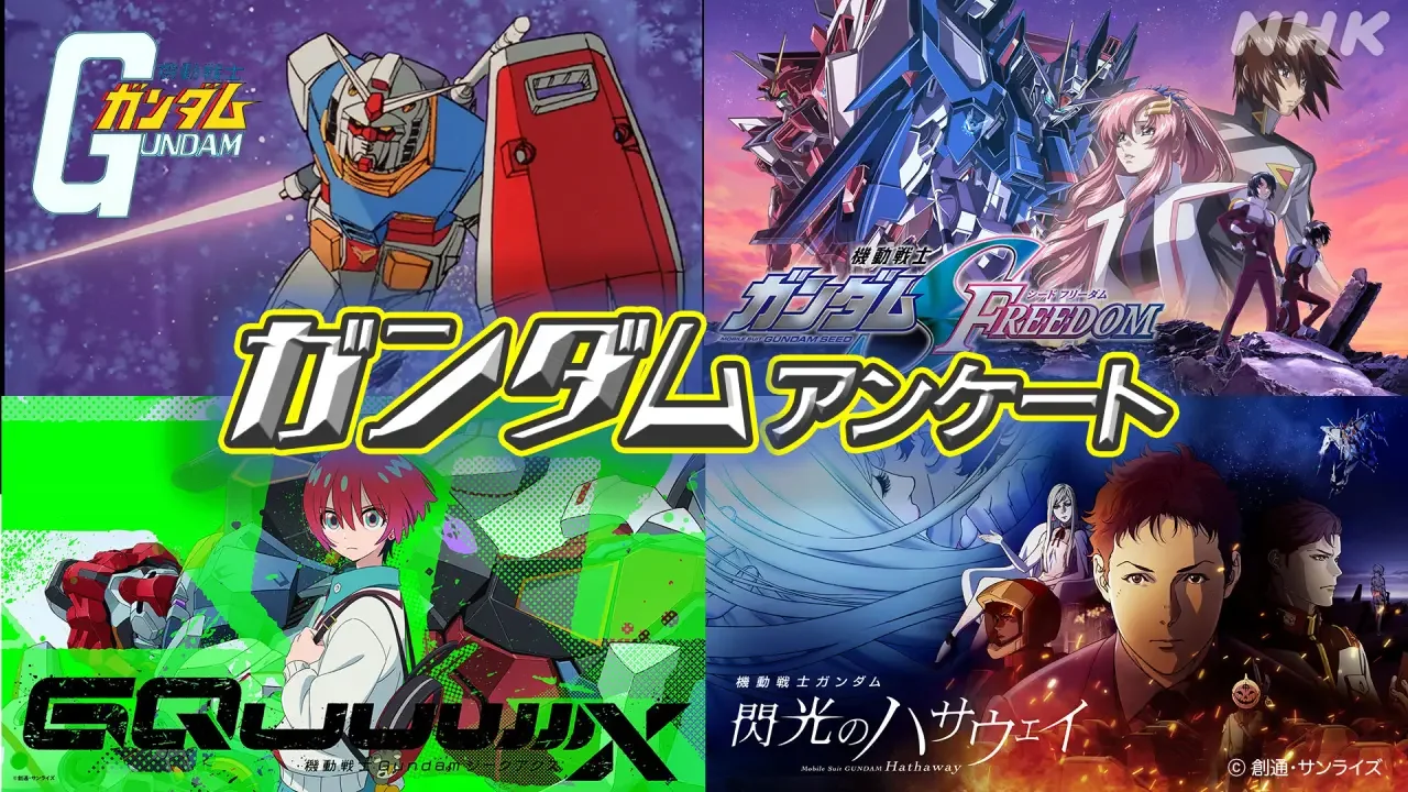 NHK综艺节目公布《高达》系列“最受欢迎角色总排名”