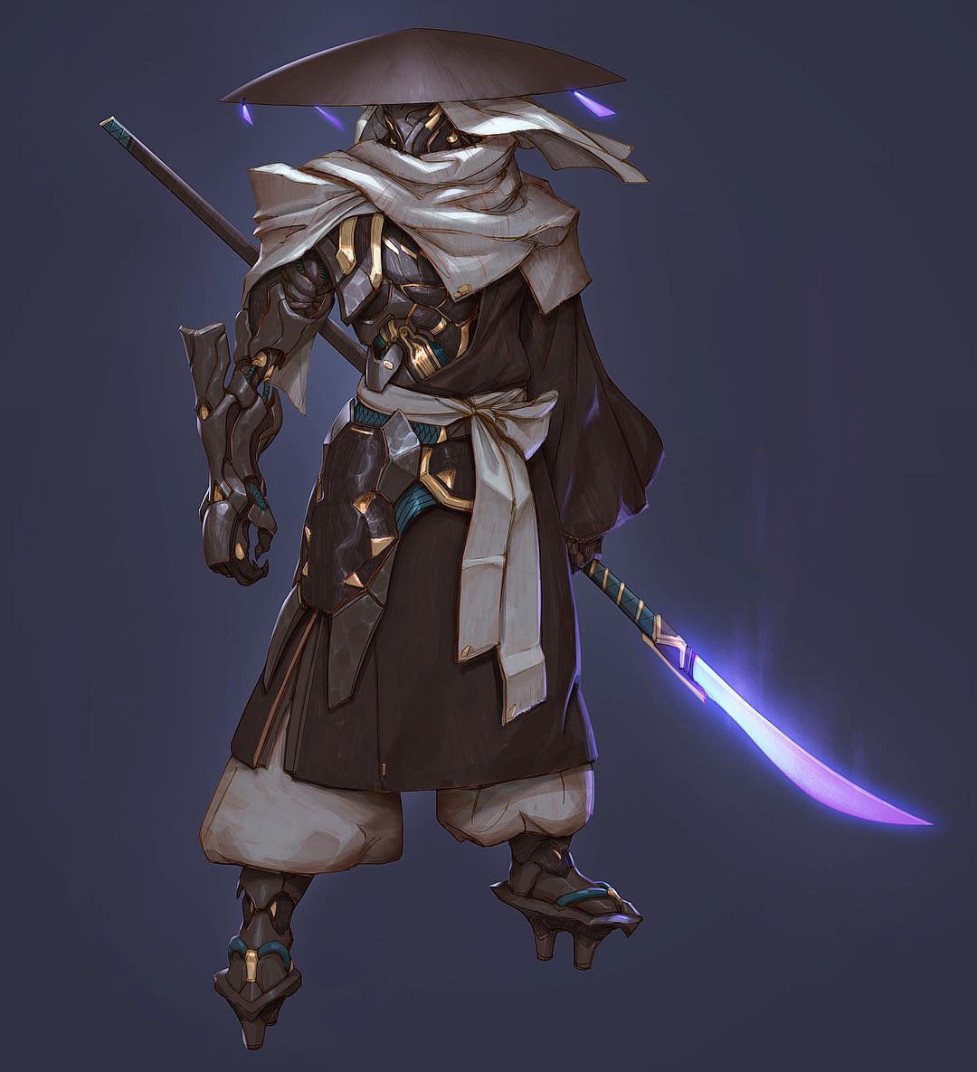 这位艺术家笔下的机械/装甲武士,几乎能涵盖你所有的刻板印象