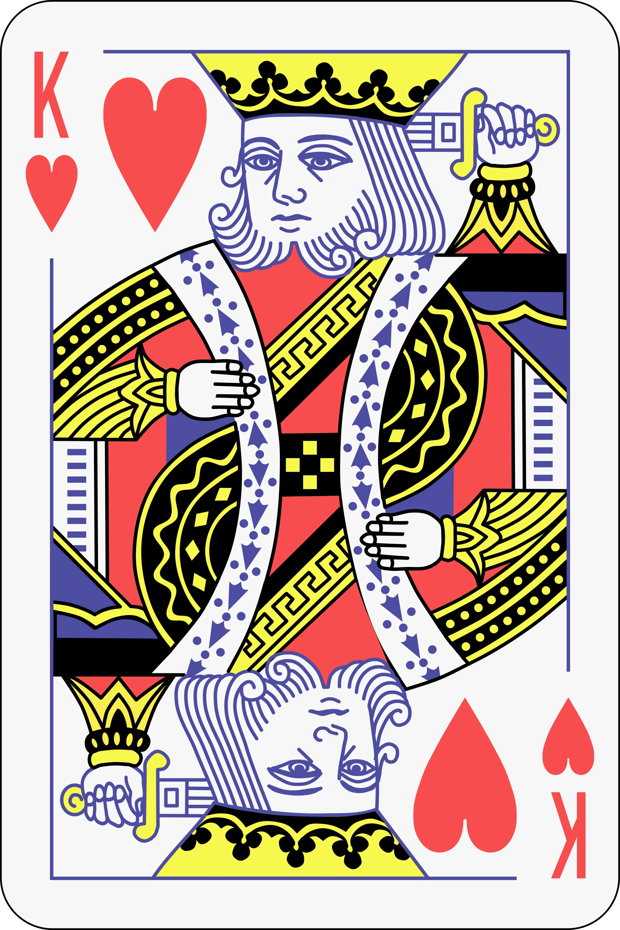 据说扑克牌的红桃K就是查理曼（也叫查理大帝或卡尔大帝）