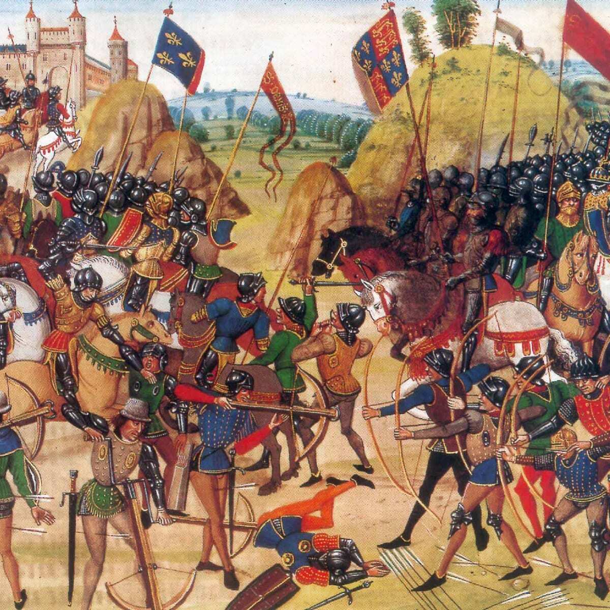 跨越14-15世紀的英法百年戰爭見證了士兵盔甲的巨大改變與快速發展