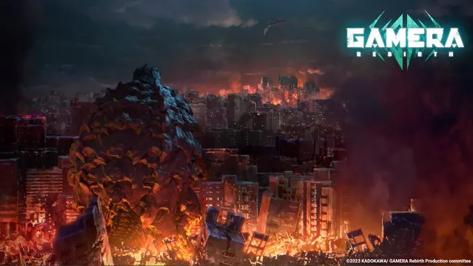 加美拉VS5怪兽，动画剧集《GAMERA -Rebirth-》预告公开