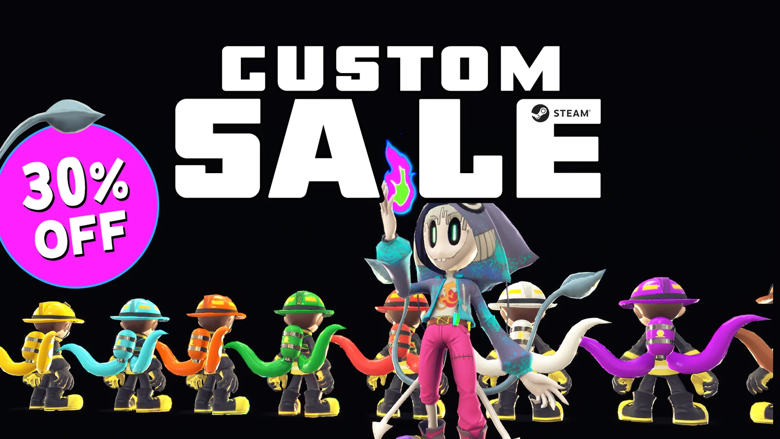 『OCTOPinbs』免费DLC「OCTOPinbs - COSTUME4」今日起正式上线！同时举办纪念参加“社交推理节”的30%OFF特卖活动！