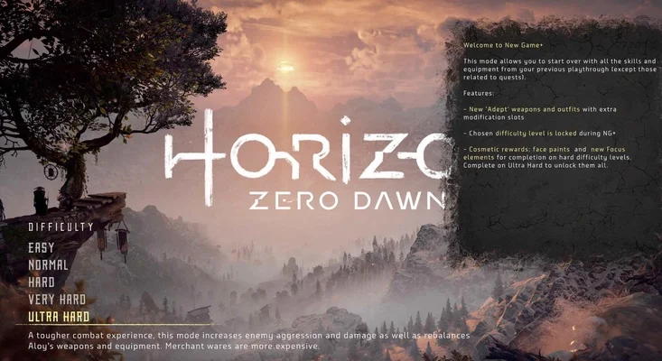 Horizon Zero Dawn新增二周目