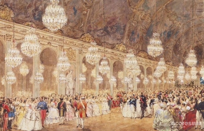 维多利亚女王1855年访问巴黎