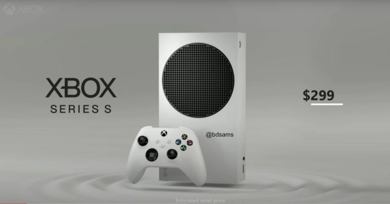 【传言】Xbox Series S 外观设计与定价泄露，本世代主机大小仅售299美元？
