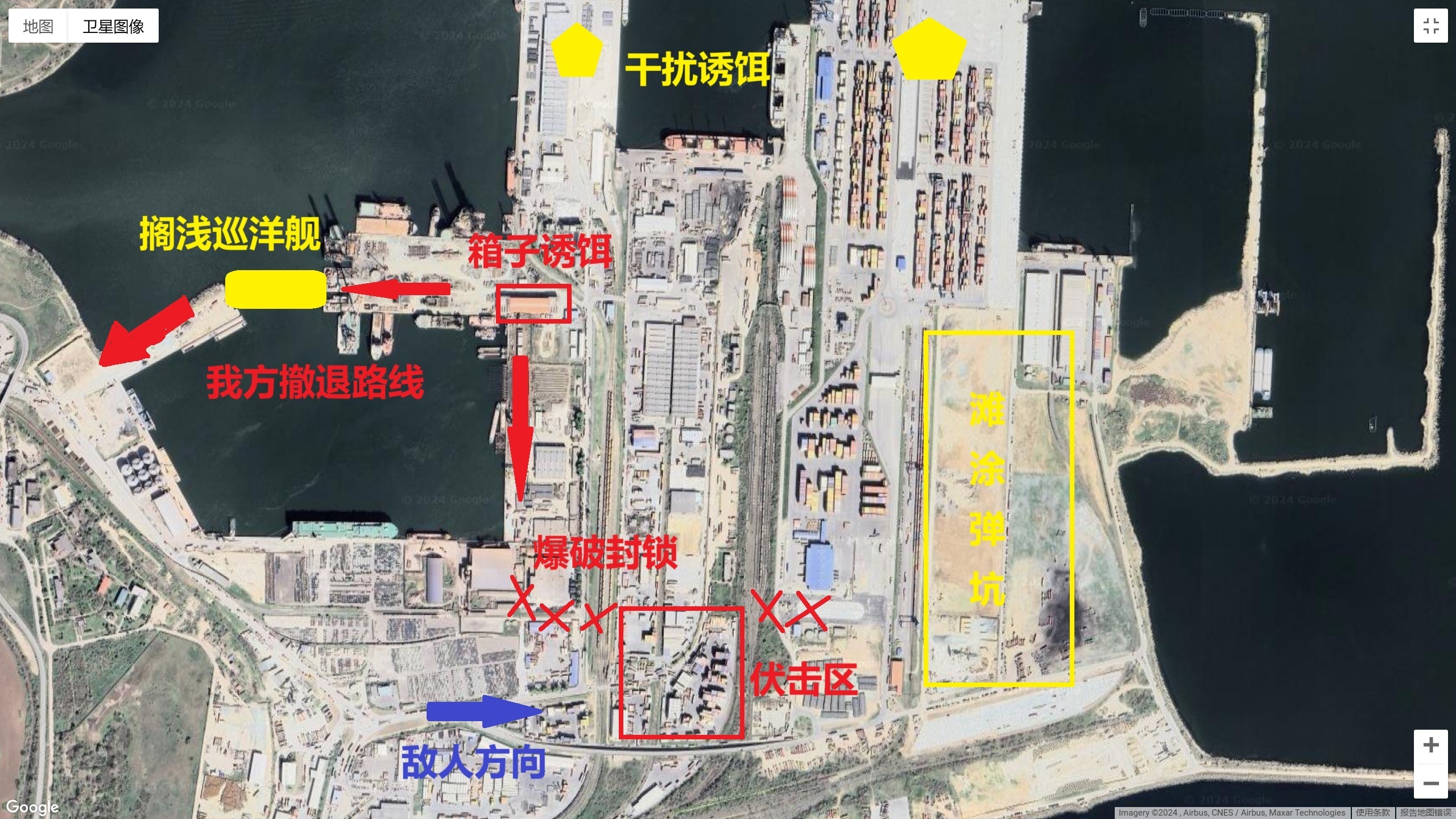 威斯特港伏击战初步计划