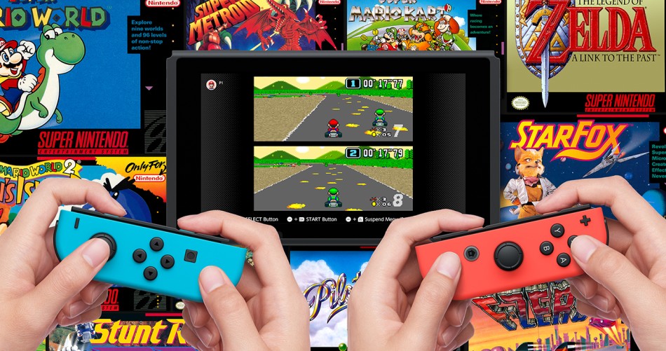 SNES（Super Nintendo Entertainment System）上的《超级马力欧赛车》（Super Mario Kart）现在可以加入Nintendo Switch会员来游玩。