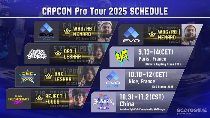 CPT2025赛季全球赛程