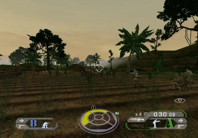 《幽灵行动》PS2版UI