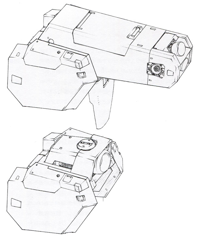 除了腿部结构，RX-78GP01Fb还在肩部增加了可动式推进喷口与辅助喷口荚舱组件。