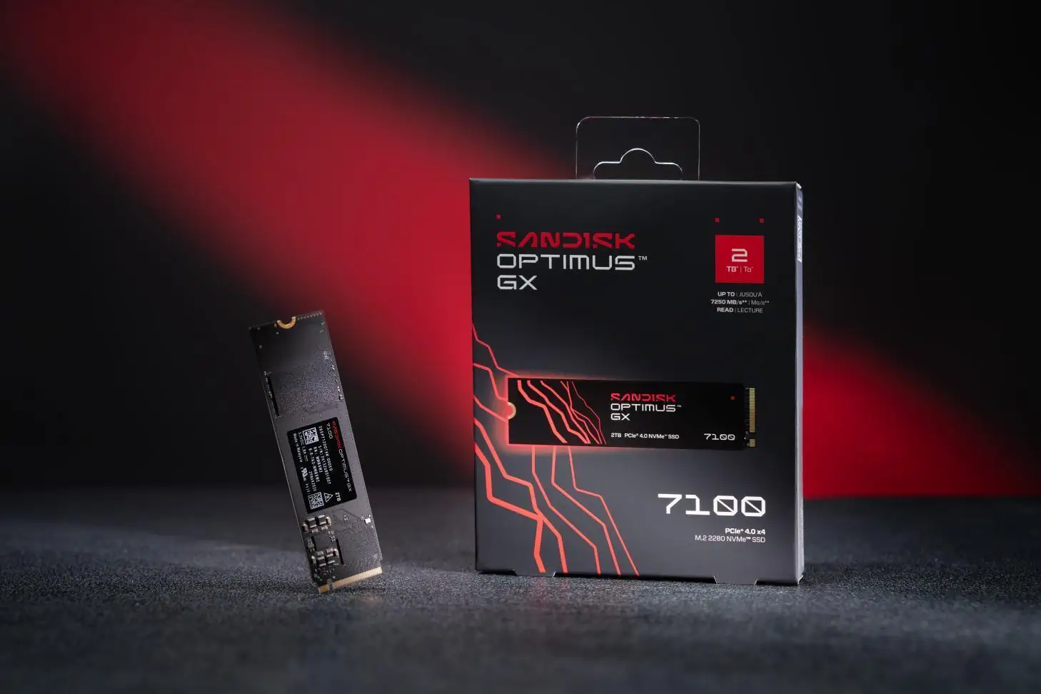 主流优选，游戏创作两不误！SANDISK Optimus GX 7100 NVMe SSD测评