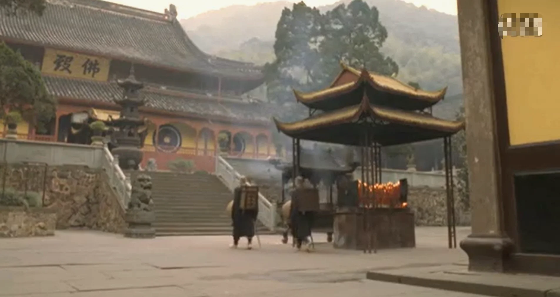 电影《禅》中的天童寺大雄宝殿