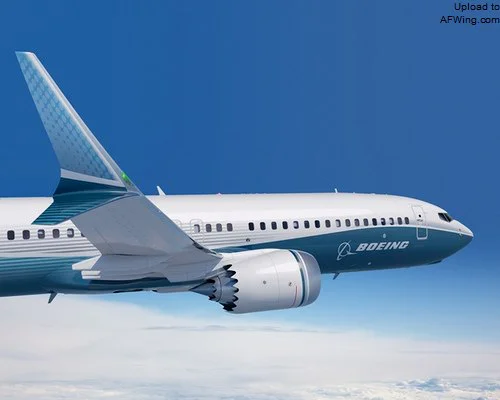翼尖带有上下两个方向小翼的波音737MAX