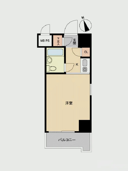 日本年轻人最为普遍的单身公寓布局