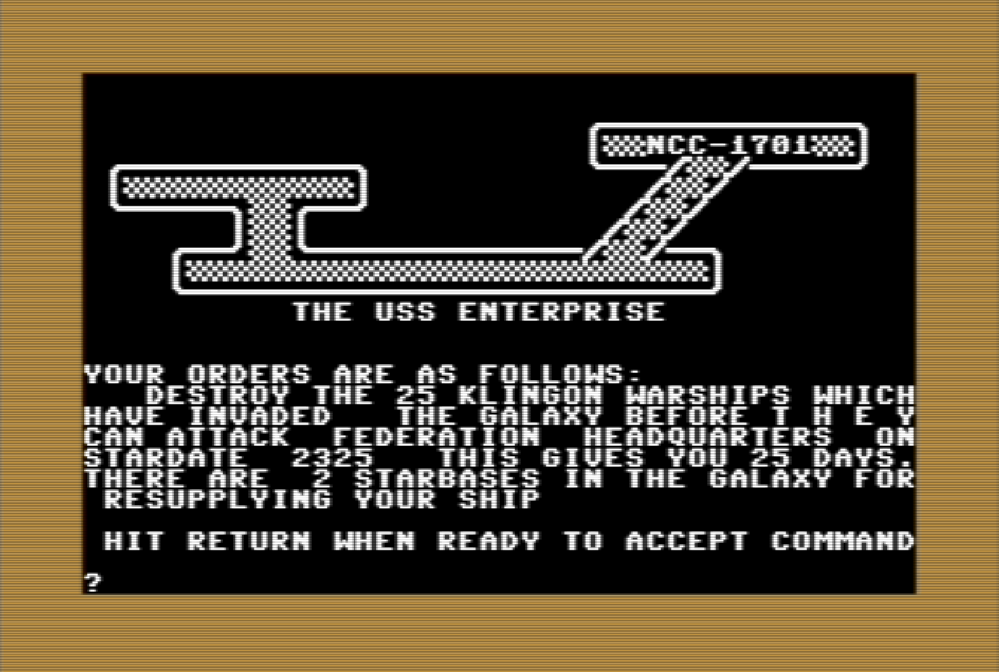 译介丨文字游戏50年——1974年：《超级星际迷航》