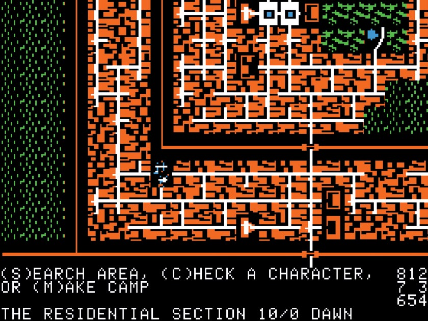 雖然城裡有商店與酒館，但玩家大部分時間都身處另外一頭的斷壁殘垣，探索失落的地點，與敵人展開隨機遭遇戰。