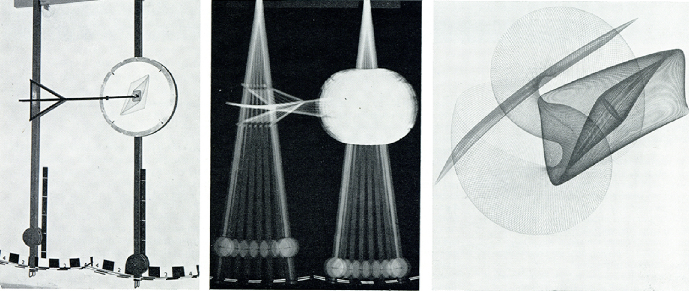 《双摆谐振绘图器》（The pendulum-harmonograpgh：a drawing machine），Ivan Moscovich,1968