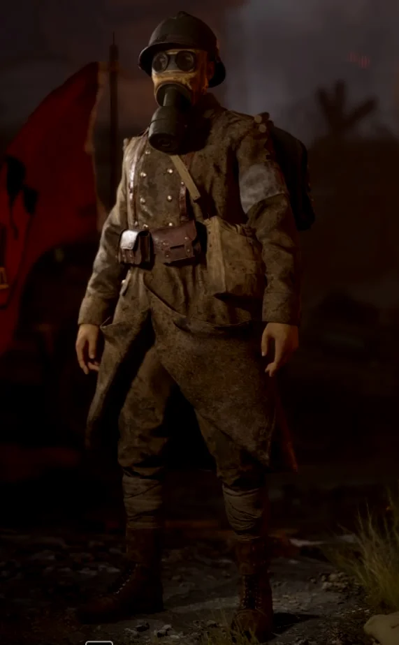 没错，CODWWII中远征师的默认形象就来自于此