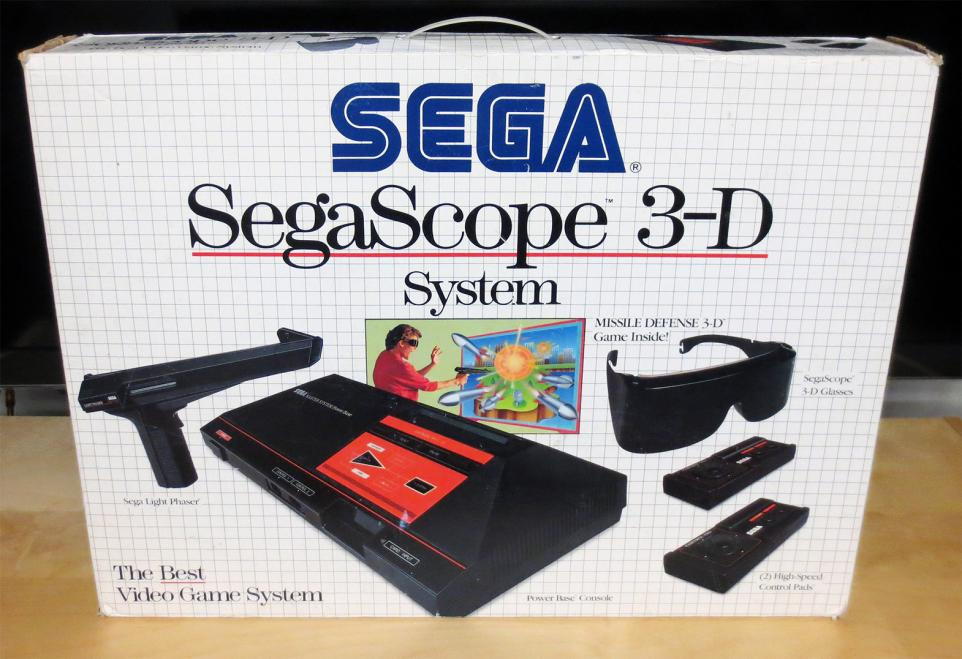 《SegaScope 3D》最早于1987年8月在美国发售