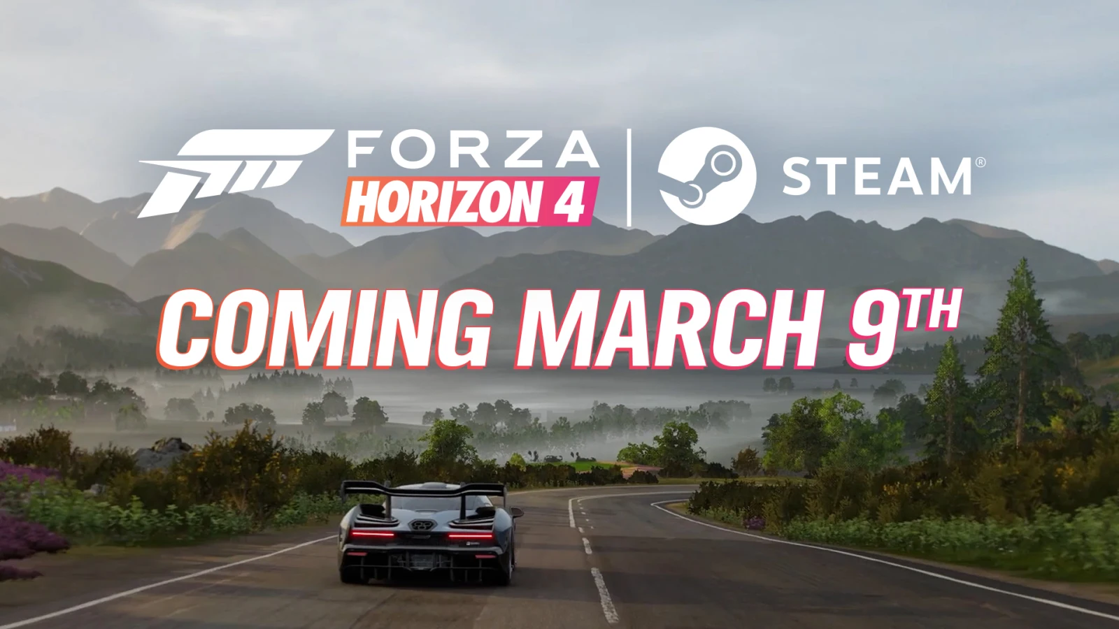 《极限竞速：地平线4》将于3月9日正式登陆Steam平台