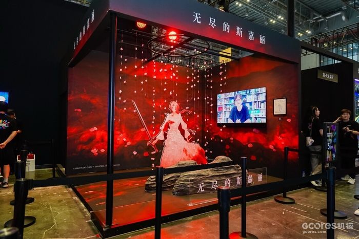 《无尽的斯嘉丽》线下展映区 导演亲自绘制的贺图手稿