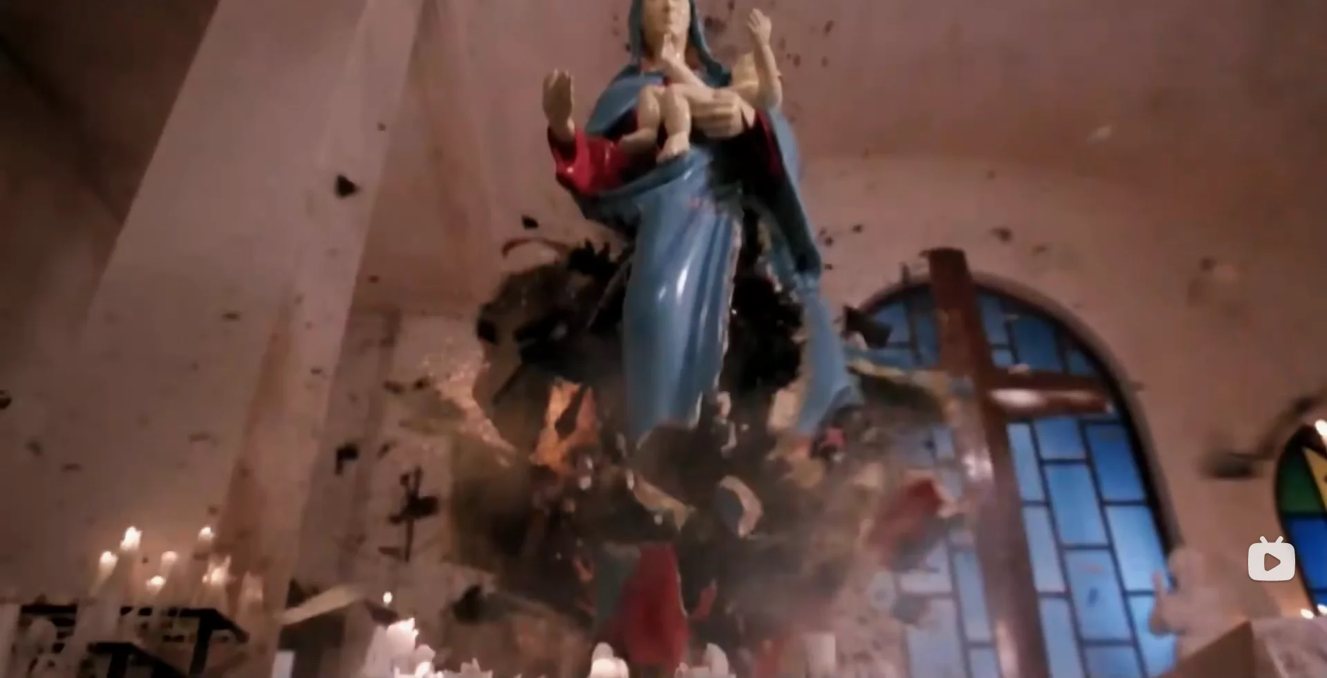 圣像被毁，象征这场厮杀进入了白热化阶段，连主都被迫卷入