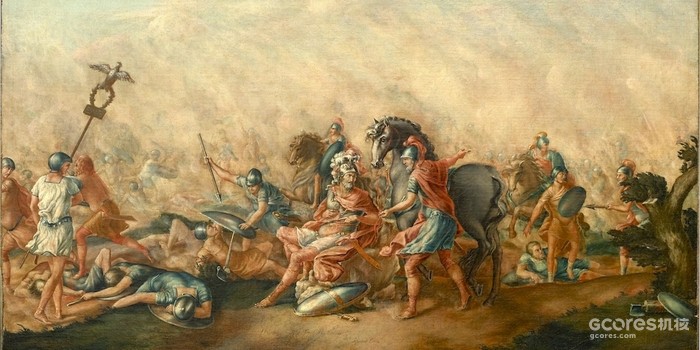 保卢斯在坎尼战役中的阵亡(1773)